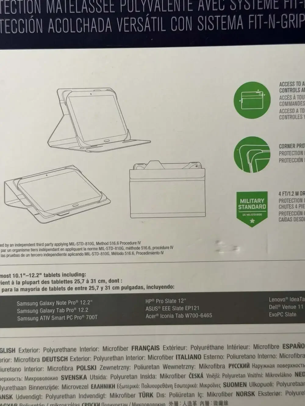 Targus Fit-n-Grip Universal Protective Tablet Case for 10.1